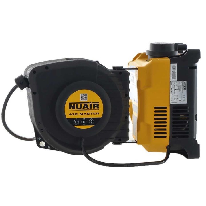Nuair Air Master seinäkompressori, öljytön, 1,5 HP, 230 V, 8 bar