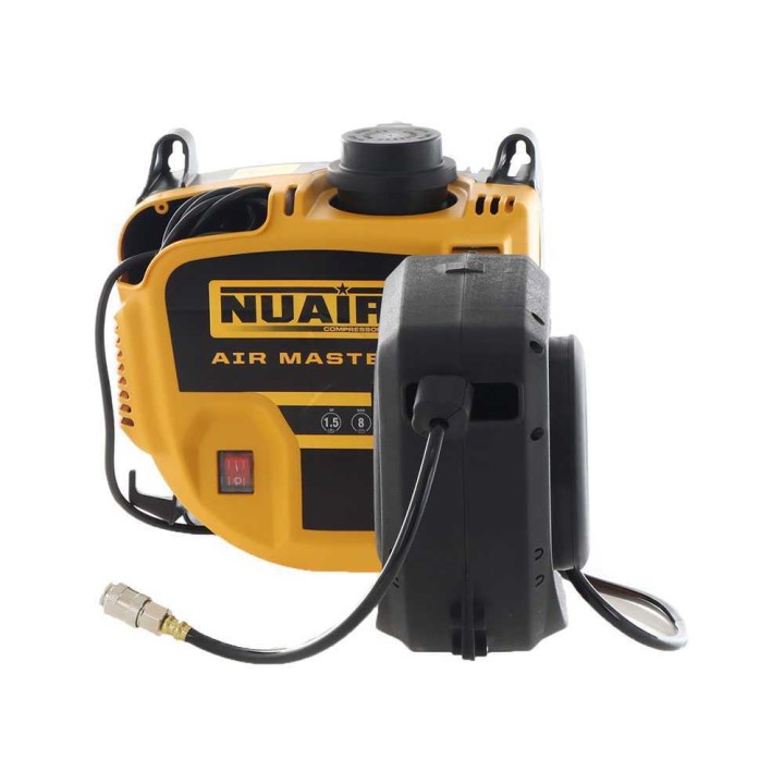 Nuair Air Master seinäkompressori, öljytön, 1,5 HP, 230 V, 8 bar