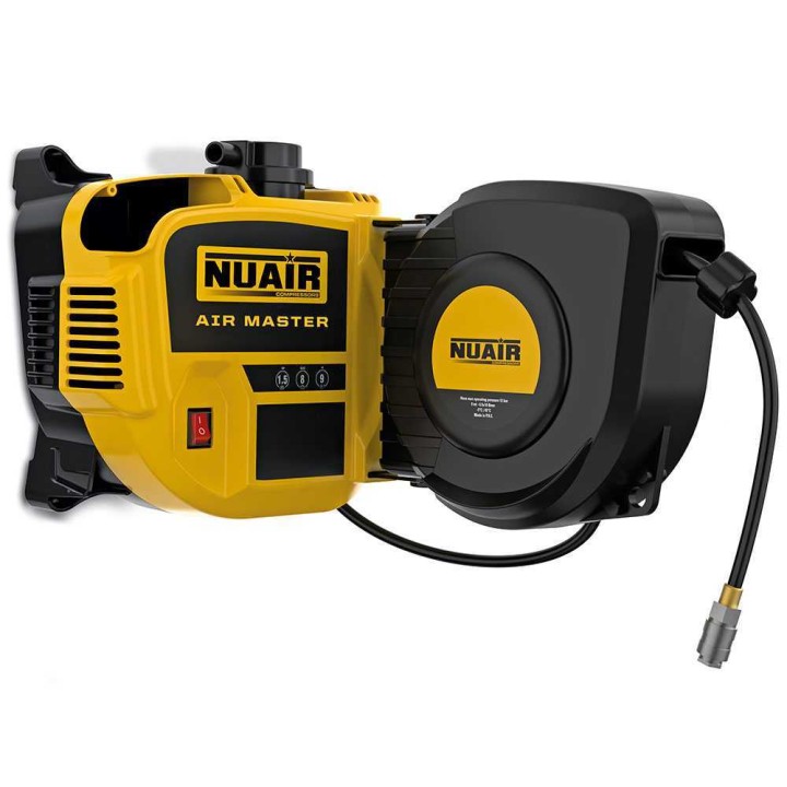 Nuair Air Master seinäkompressori, öljytön, 1,5 HP, 230 V, 8 bar