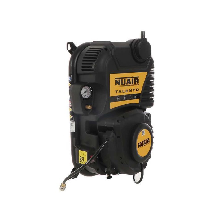 Nuair Talento seinäkompressori, öljytön, 1,5 HP, 230 V