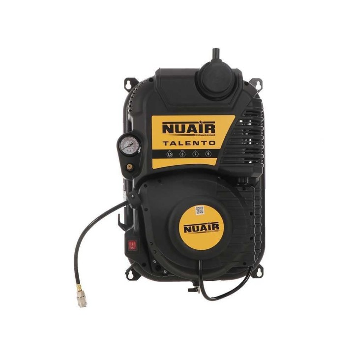 Nuair Talento seinäkompressori, öljytön, 1,5 HP, 230 V