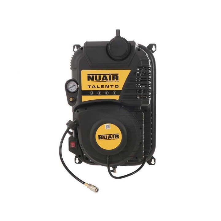 Nuair Talento seinäkompressori, öljytön, 1,5 HP, 230 V