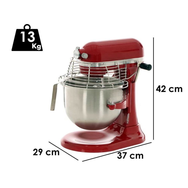 KitchenAid Professional 5KSM7990X yleiskone, punainen, 6,9 l