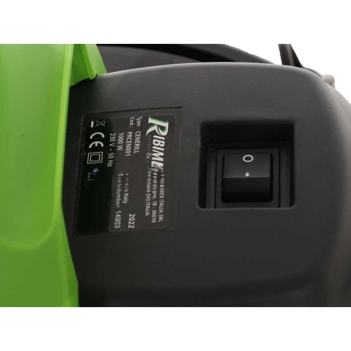 Ribimex Cenerill tuhkaimuri, 18 l, 1 000 W, 230 V