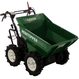 GreenBay MiniTipper 300 L nelivetoinen moottorikärry Loncin G200F 300 kg