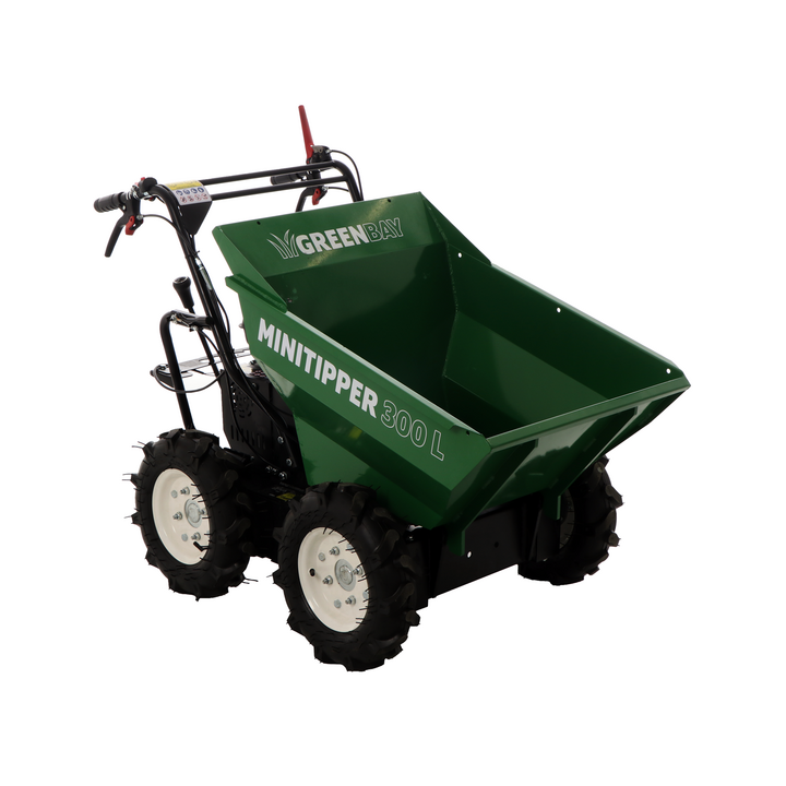 GreenBay MiniTipper 300 L nelivetoinen moottorikärry Loncin G200F 300 kg