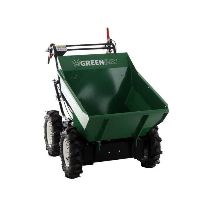 GreenBay MiniTipper 300 L nelivetoinen moottorikärry, Loncin G200F, 300 kg