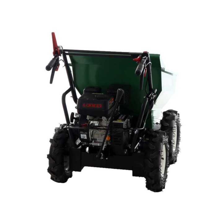 GreenBay MiniTipper 300 L nelivetoinen moottorikärry, Loncin G200F, 300 kg