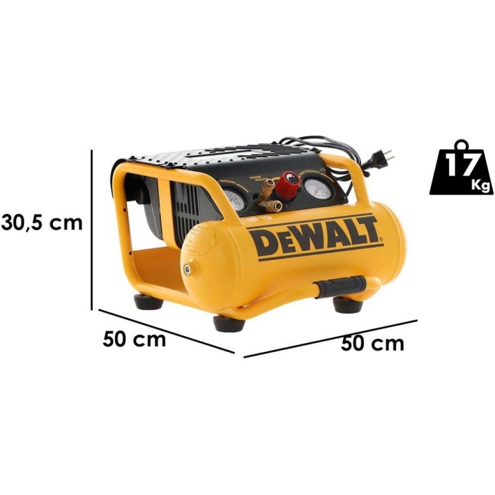 DeWalt DPC10RC-QS öljytön kompressori, 2 HP, 10 l, 230 V