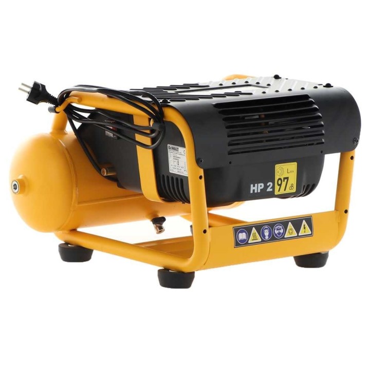 DeWalt DPC10RC-QS öljytön kompressori, 2 HP, 10 l, 230 V
