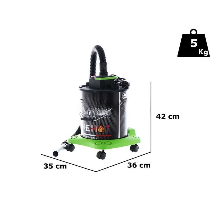 Ribimex Cenehot tuhkaimuri ja puhallin, 18 l, 950 W, 230 V
