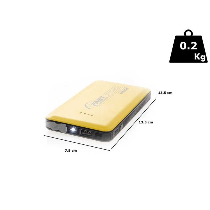 Deca Fast 300 monitoiminen käynnistin ja varavirtalähde, 12 V, 1 800 mAh