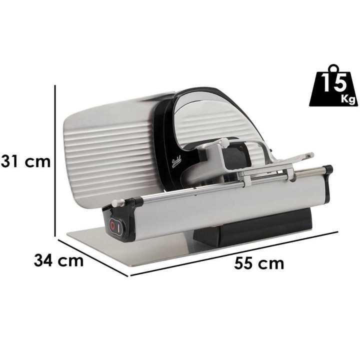Berkel Home Line Plus 250 Nera -viipalointikone, 250 mm, 190 W