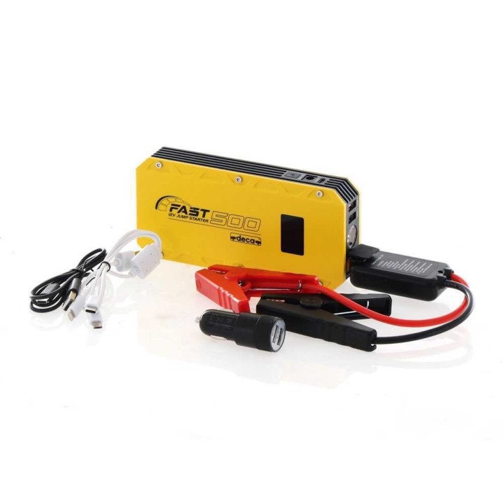Deca Fast 500 käynnistysapu ja varavirtalähde, 12 V, 3 000 mAh