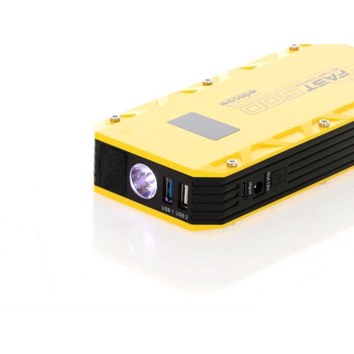 Deca Fast 500 käynnistysapu ja varavirtalähde, 12 V, 3 000 mAh