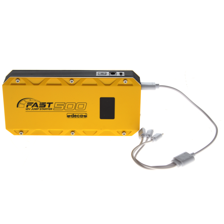 Deca Fast 500 käynnistysapu ja varavirtalähde, 12 V, 3 000 mAh