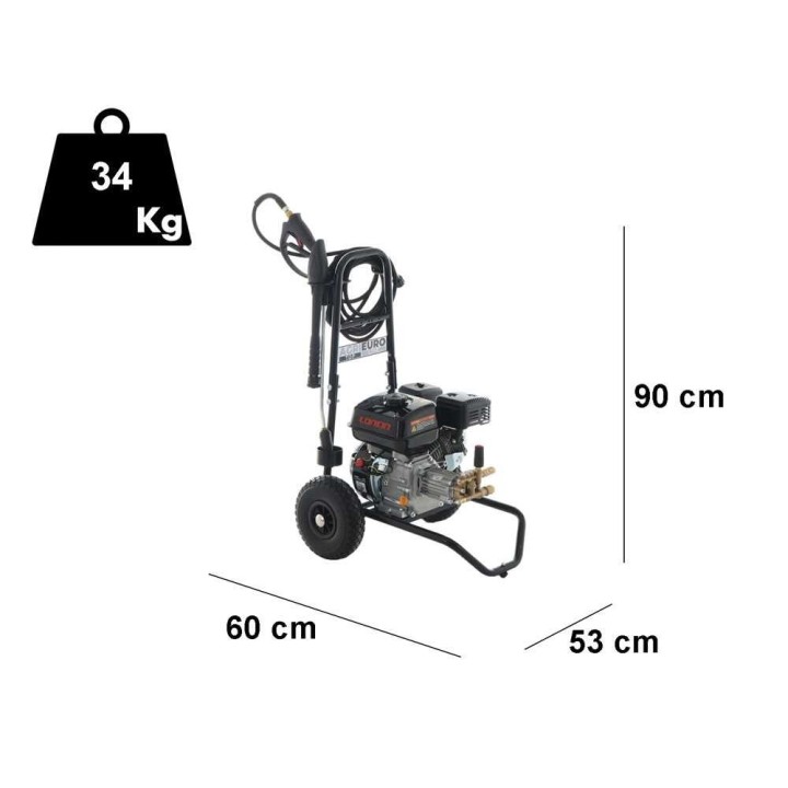 CXD 10/220 bensiinikäyttöinen painepesuri, 220 bar, Loncin G200F, 630 l/h