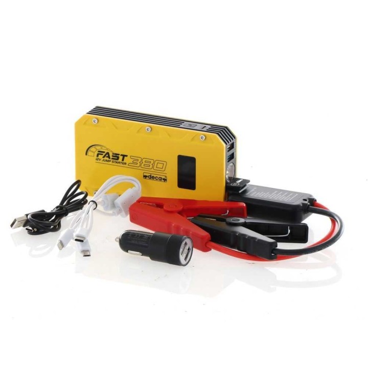 Deca Fast 380 käynnistysapu ja varavirtalähde, 12 V, 2 500 mAh, LED-valo