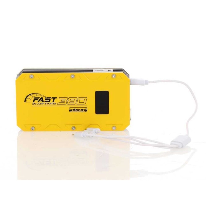 Deca Fast 380 käynnistysapu ja varavirtalähde, 12 V, 2 500 mAh, LED-valo