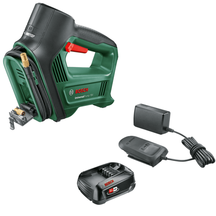 Bosch UniversalPump akkukompressori 18 V 2 Ah