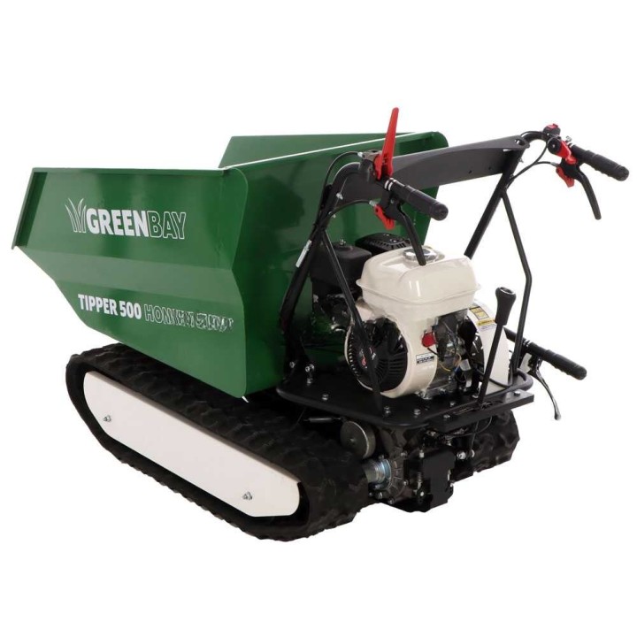 GreenBay TIPPER 500 telaketjudumppperi, Honda GP160, 500 kg, 3+1 vaihteet