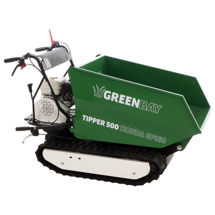 GreenBay TIPPER 500 telaketjudumppperi, Honda GP160, 500 kg, 3+1 vaihteet