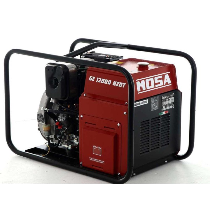 GE 12000 HZDT dieselgeneraattori, 9,6 kW, 400 V, Hatz 1D90