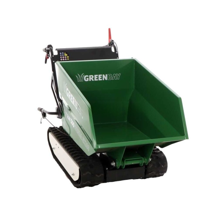TIPPER 500 telaketjudumper, Honda GX200, 500 kg, 6 HP, 3 + 1 vaihdetta
