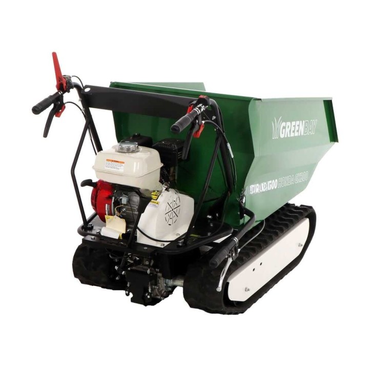 TIPPER 500 telaketjudumper, Honda GX200, 500 kg, 6 HP, 3 + 1 vaihdetta