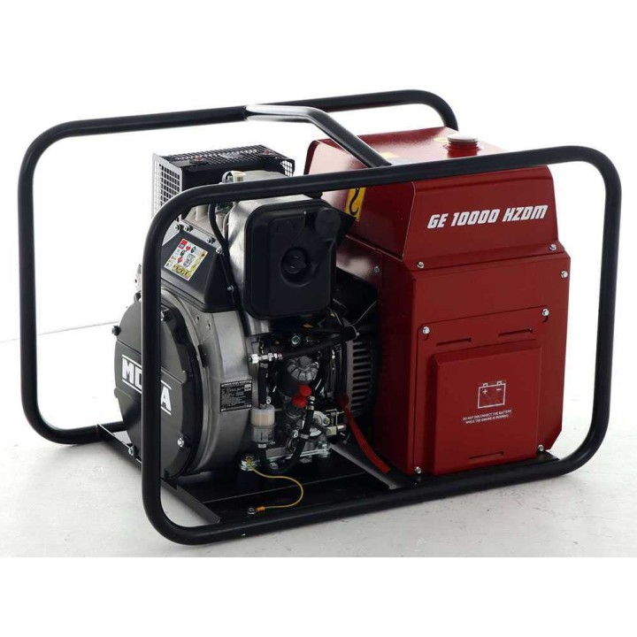 MOSA GE 10000 HZDM dieselgeneraattori, 9 kW, Hatz 1D90, AVR, yksivaiheinen