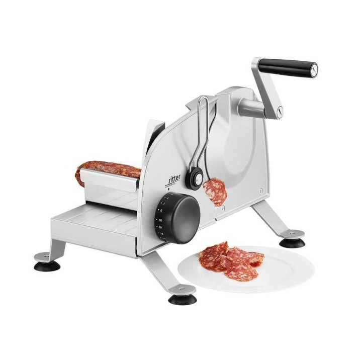 Ritter Podio3 manuaalinen lihanleikkuri, 170 mm, 0–20 mm
