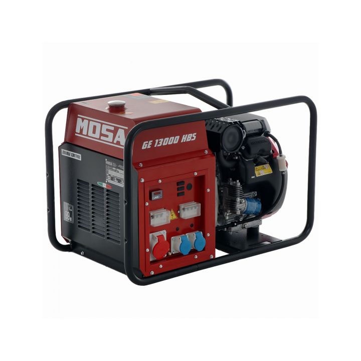 MOSA GE 13000 HBS kolmivaihegeneraattori 10 4 kW Honda GX630 400 V