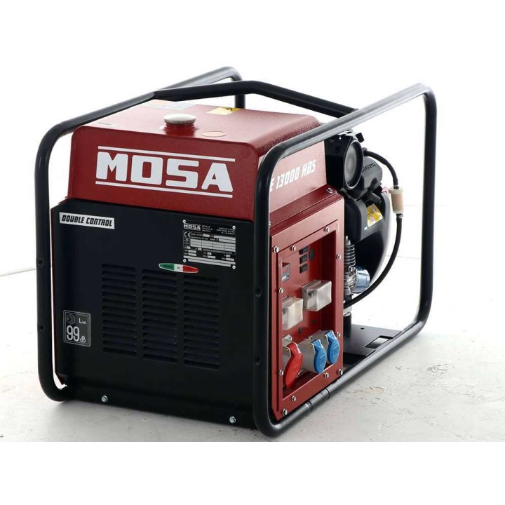 MOSA GE 13000 HBS kolmivaihegeneraattori, 10,4 kW, Honda GX630, 400 V