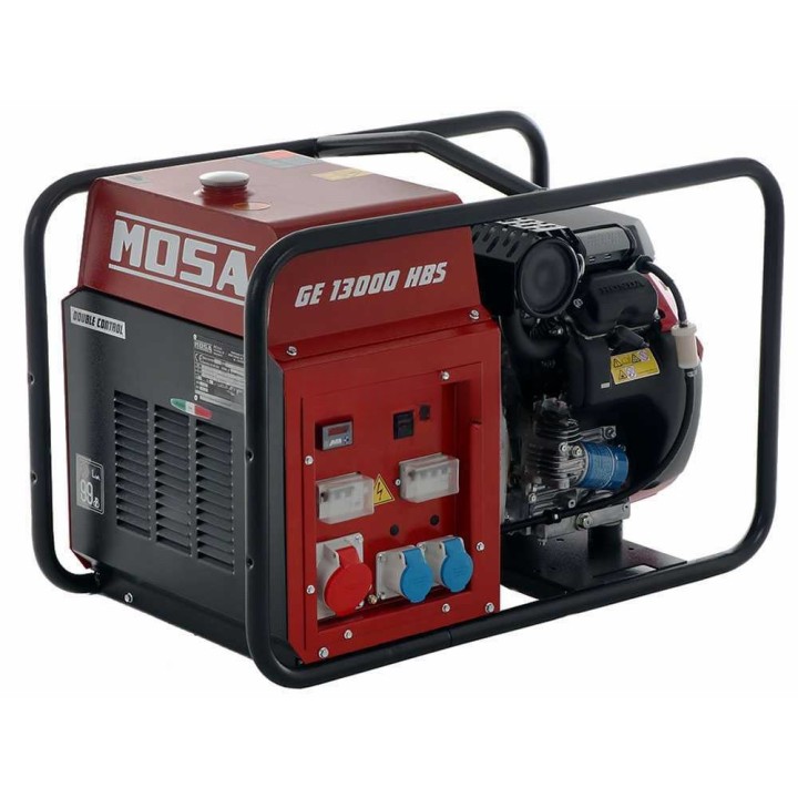 MOSA GE 13000 HBS kolmivaihegeneraattori, 10,4 kW, Honda GX630, 400 V