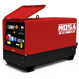 MOSA GE SX 11000 KDT dieselgeneraattori 8 8 kW 400 V Kohler KDW702