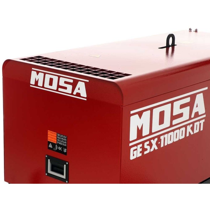 MOSA GE SX-11000 KDT dieselgeneraattori, 8,8 kW, 400 V, Kohler KDW702