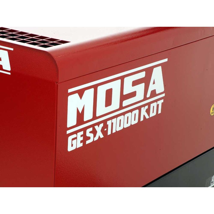 MOSA GE SX-11000 KDT dieselgeneraattori, 8,8 kW, 400 V, Kohler KDW702