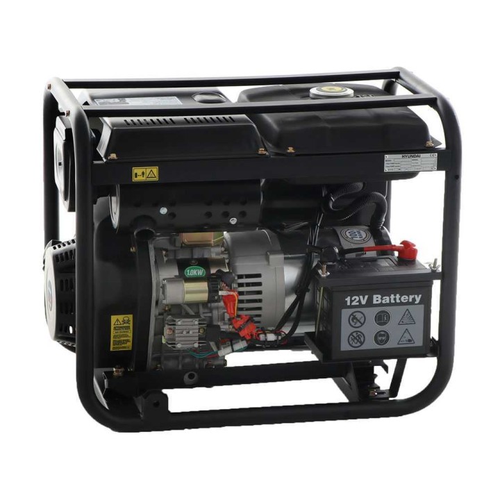 Hyundai DHY8500LET dieselgeneraattori, 5,5 kW, 6 kW, AVR, sähköstartti