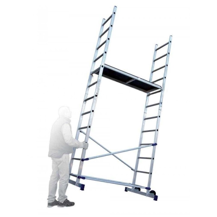 Facal Pinna Clic Clac -alumiiniteline, 5,73 m, 150 kg