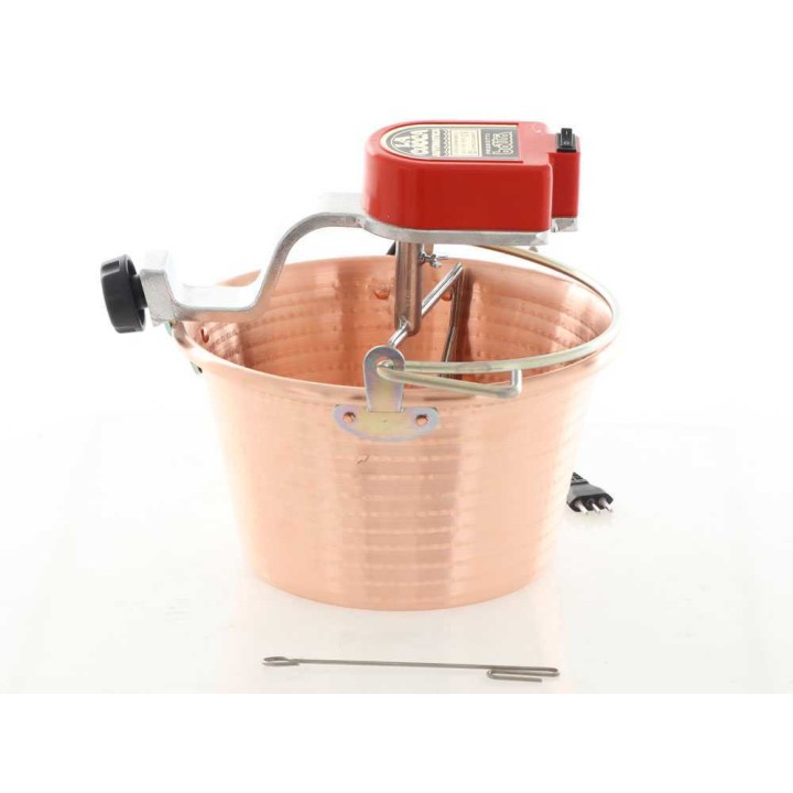 NuovaFac Cuoca Automatica sähköinen kuparikattila polentalle, 9 l, 5 W, 220 V