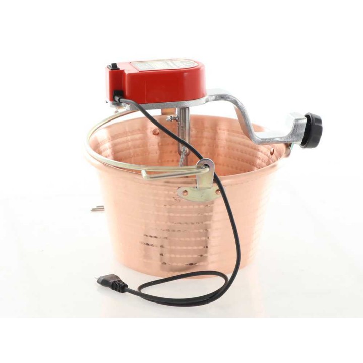 NuovaFac Cuoca Automatica sähköinen kuparikattila polentalle, 9 l, 5 W, 220 V