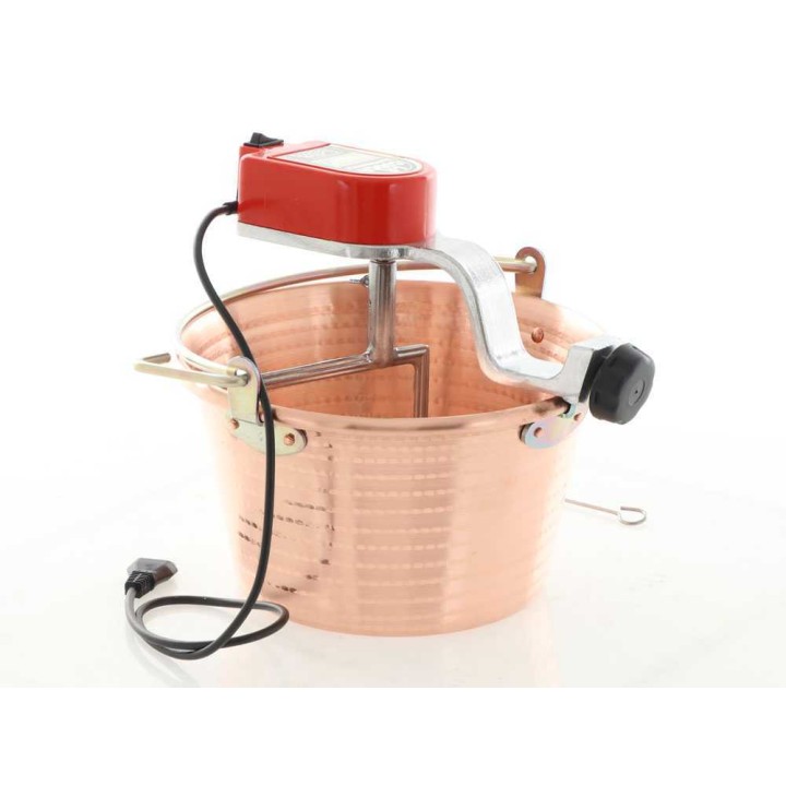 NuovaFac Cuoca Automatica sähköinen kuparikattila polentalle, 9 l, 5 W, 220 V