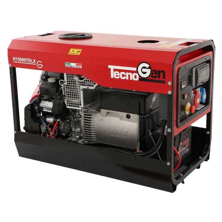 TecnoGen H15000TELX kolmivaiheaggregaatti, 10,4 kW, Honda GX 690