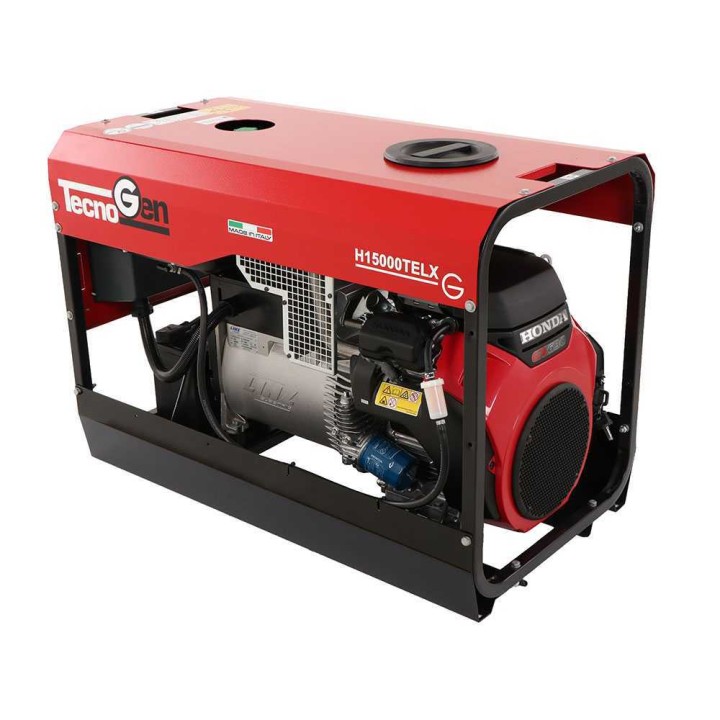 TecnoGen H15000TELX kolmivaiheaggregaatti, 10,4 kW, Honda GX 690