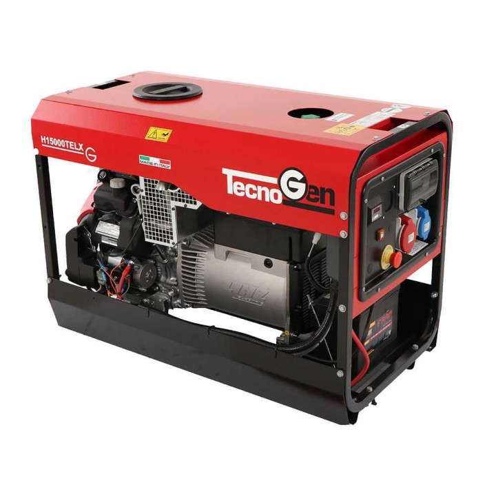 TecnoGen H15000TELX kolmivaiheaggregaatti, 10,4 kW, Honda GX 690