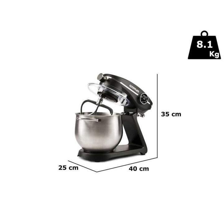 G3 Ferrari Pastaio Elegance planetaarinen taikinakone, 8 l, 2 300 W