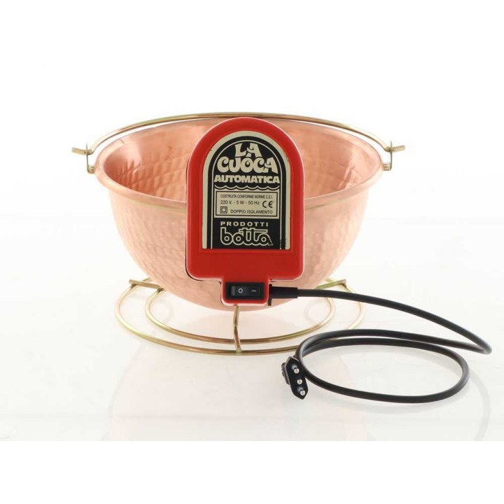 NuovaFac Cuoca Automatica kuparikattila polentalle, 3 l, 5 W, 220 V