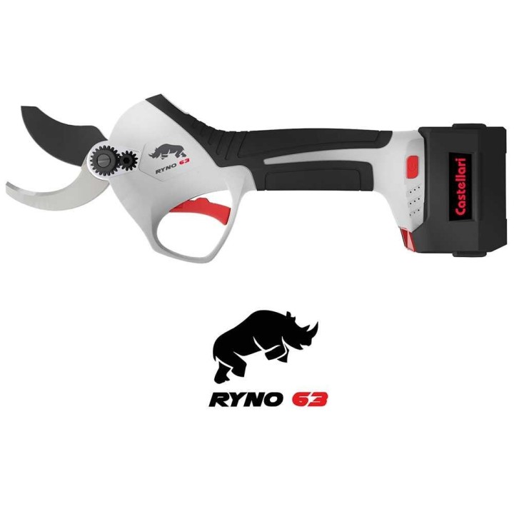 Castellari Ryno 63 akkukäyttöiset oksasakset, 2 × 21,6 V, 2,5 Ah
