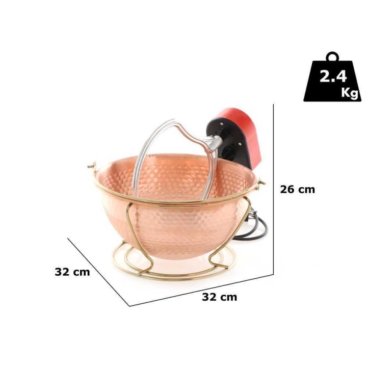 NuovaFac Cuoca Automatica sähköinen kuparipata, 6 l, 5 W, 220 V