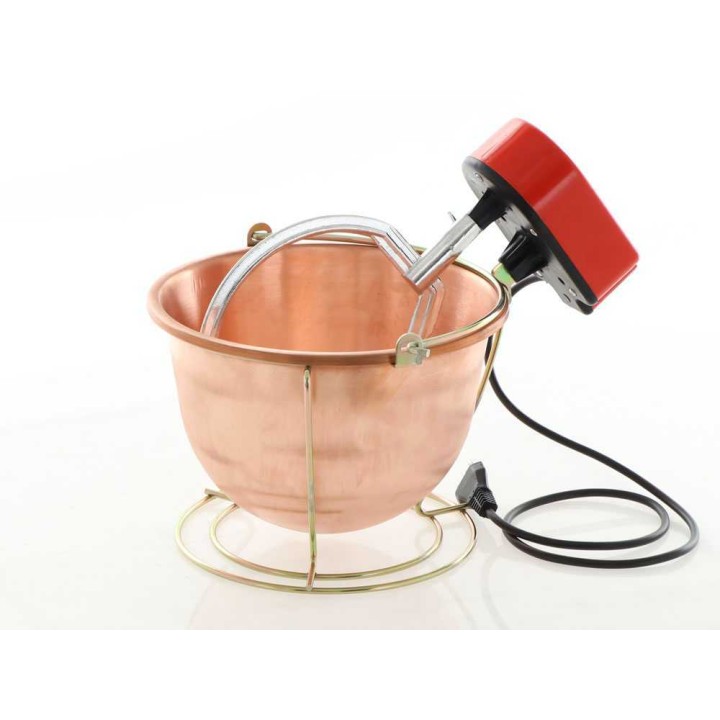 NuovaFac Cuoca Automatica polentakattila, sileä kupari, 4 l, 5 W, 220 V